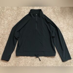 Prana 1/4 Zip Pullover Black Medium Women’s Athletic Lightweight